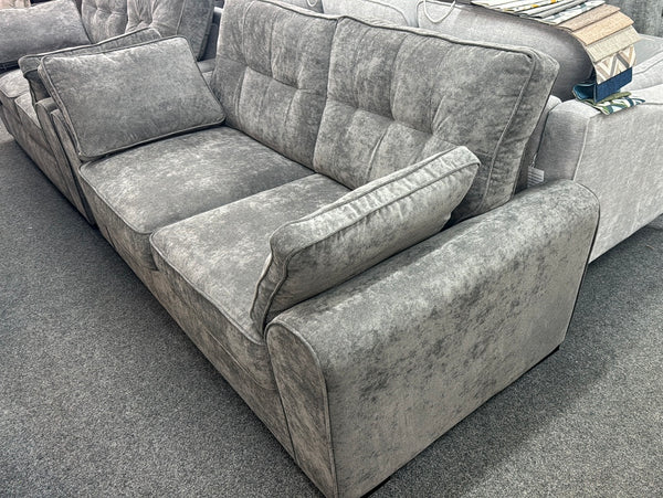3+2 Moscow Fabric Sofa Grey