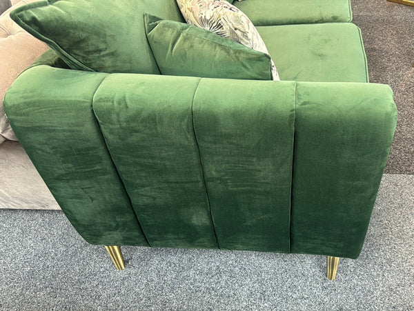 Vivian Emerald Green 3+2 Fabric Sofa