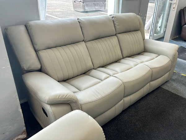3+2 Emilia Leather Recliner Sofa