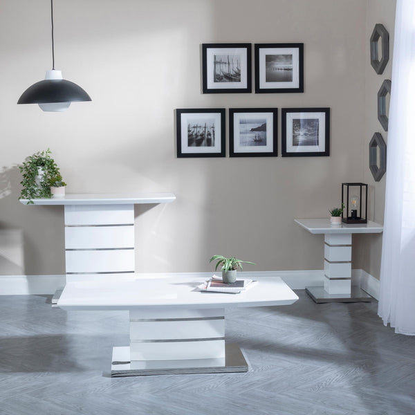 Brice White Gloss Coffee Table