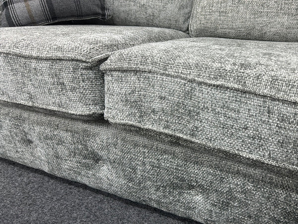 Ashlin Fabric Corner Sofa Grey