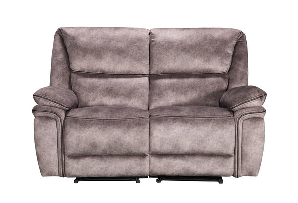 Milano Suede Manual Recliner Fabric Sofa