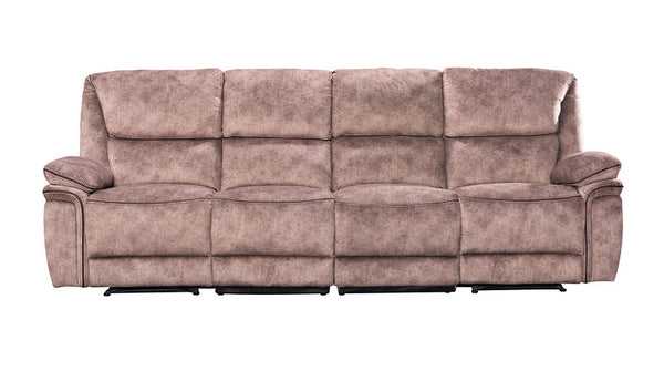 Milano Suede Manual Recliner Fabric Sofa