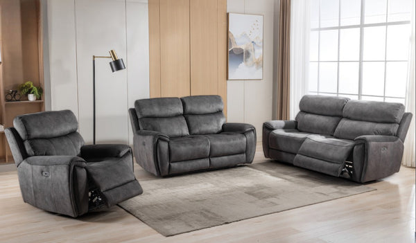 Seville Fabric Recliner Sofa