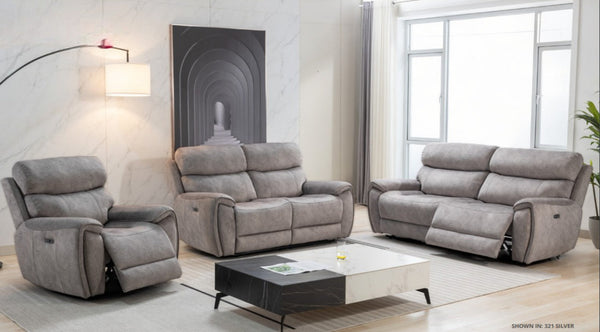 Seville Fabric Recliner Sofa