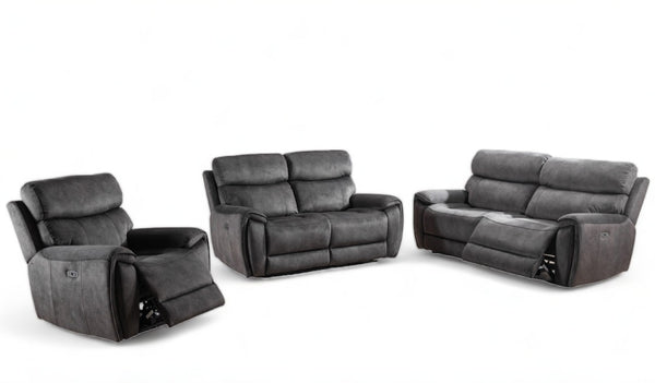 Seville Fabric Recliner Sofa