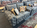 Great Gatsby 3+2 Grey Fabric Sofa