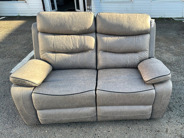 Lilly Grey 3+2 Sofa Fabric Recliner