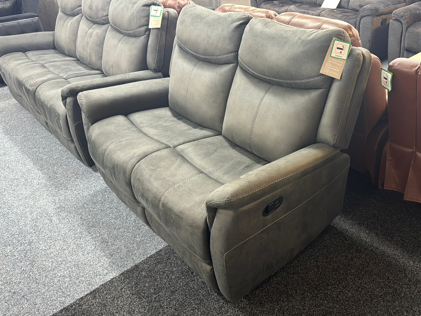 Clarisso 3+2 Fabric Sofa Recliner Set