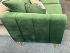 Vivian Emerald Green 3+2 Fabric Sofa