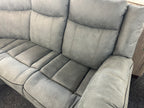 Brooklyn Grey Fabric Corner Recliner Sofa