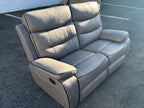 Lilly Grey 3+2 Sofa Fabric Recliner
