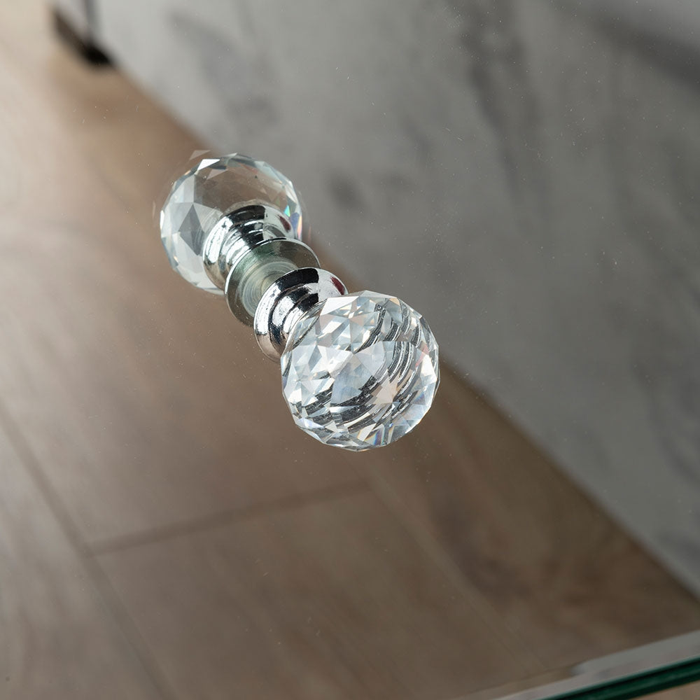 Scala Mirrored 3-Drawer Bedside Cabinet