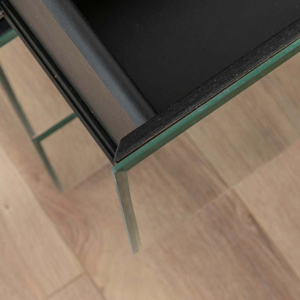 Scala Mirrored 3-Drawer Bedside Cabinet