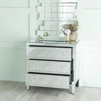 Vasari Mirrored 3 Drawer Small Chest