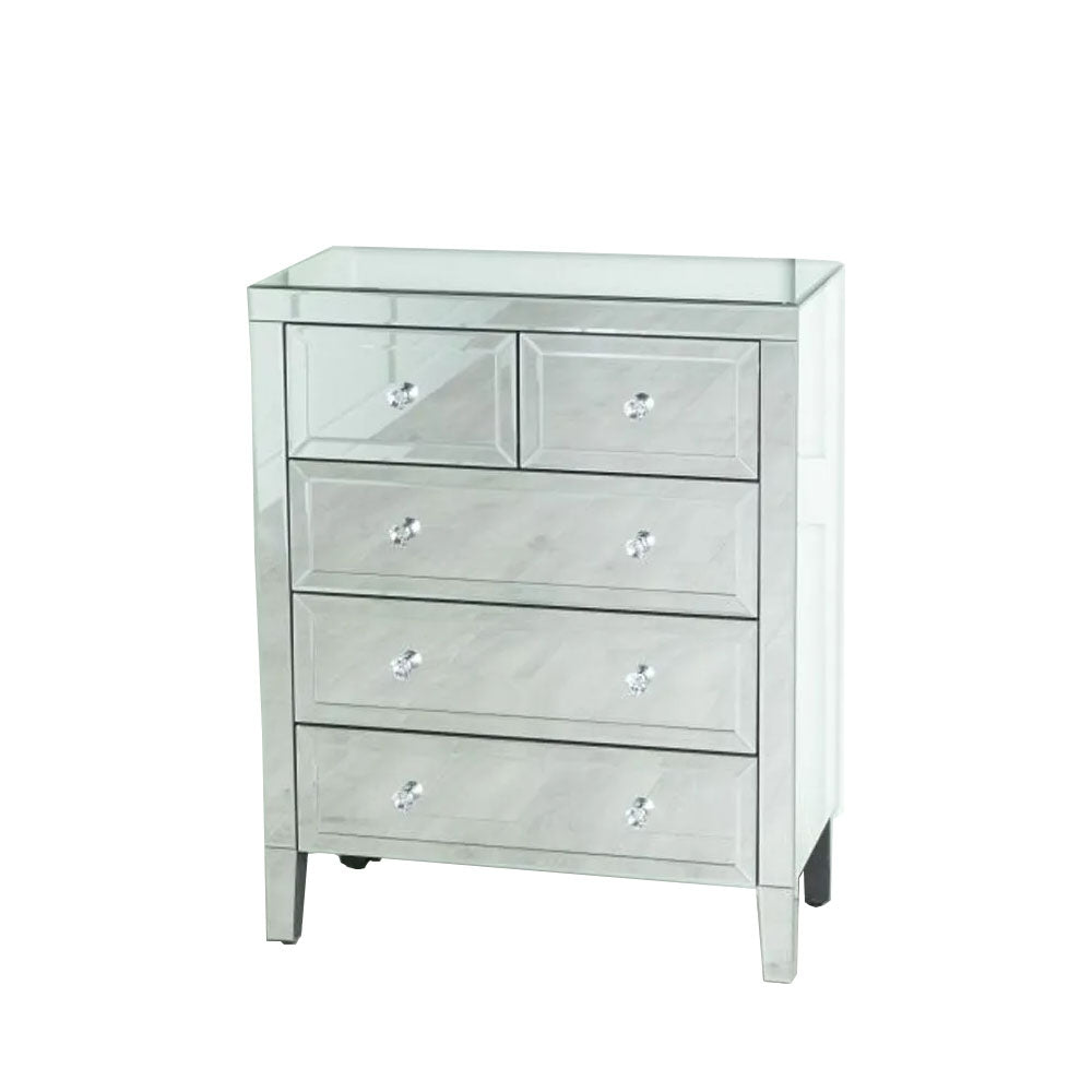Vasari Mirrored 3+2 Drawer Chest