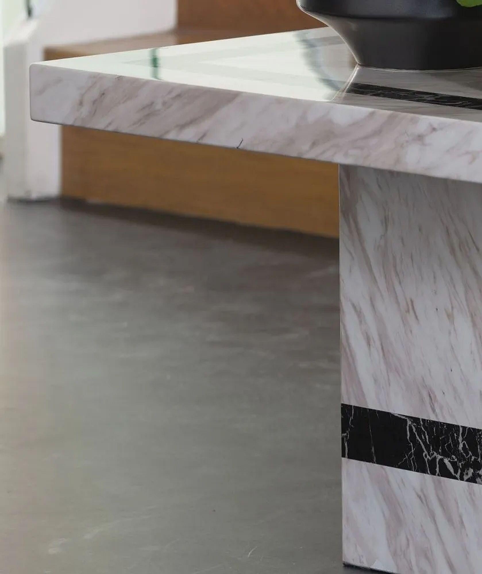 Arzano Cream Marble Coffee Table