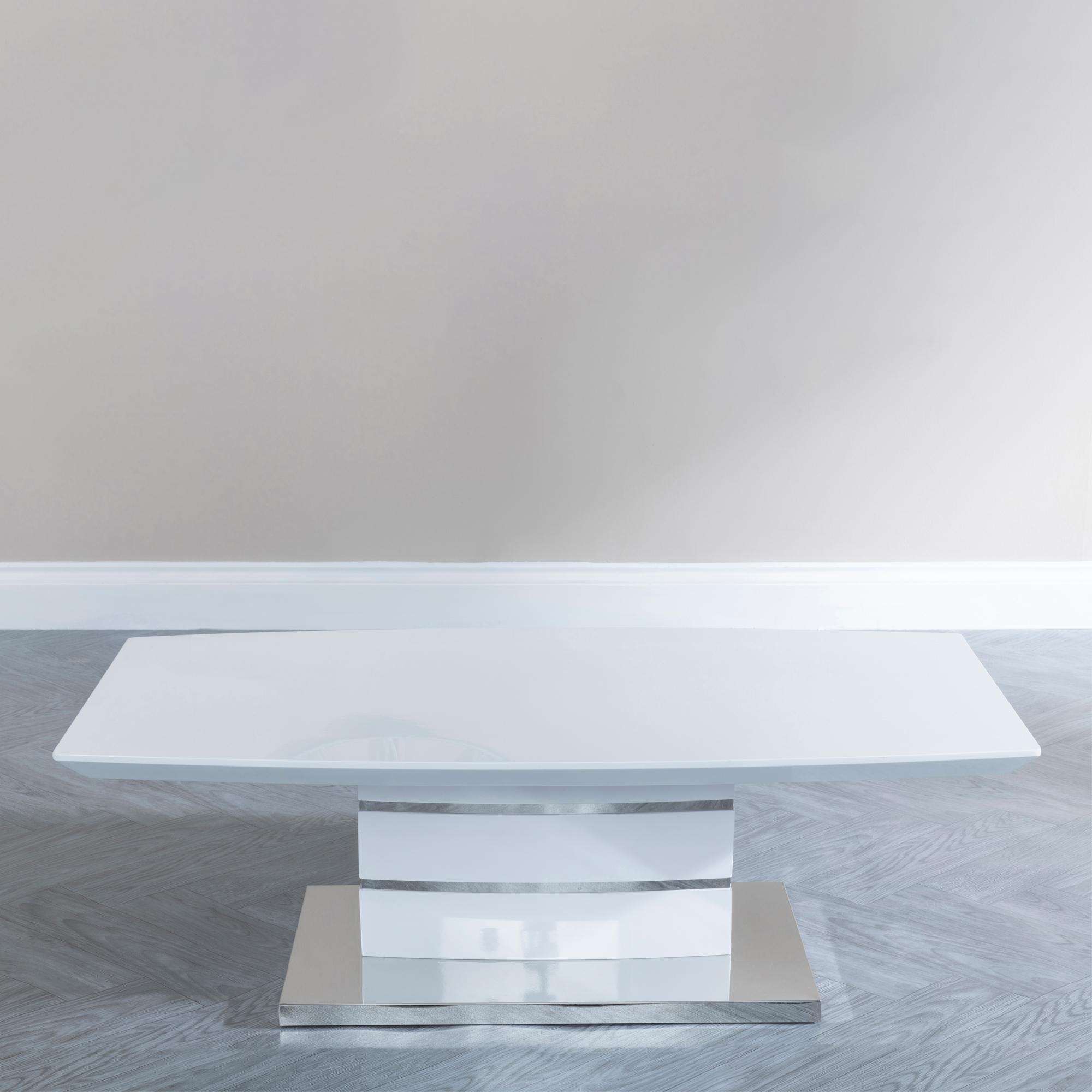 Brice White Gloss Coffee Table