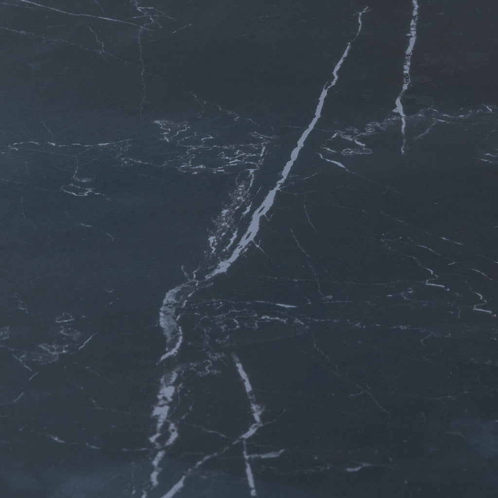 Dante Black Ceramic Fluted Coffee Table