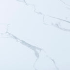 Mondrian White Melamine Top Oval Coffee Table