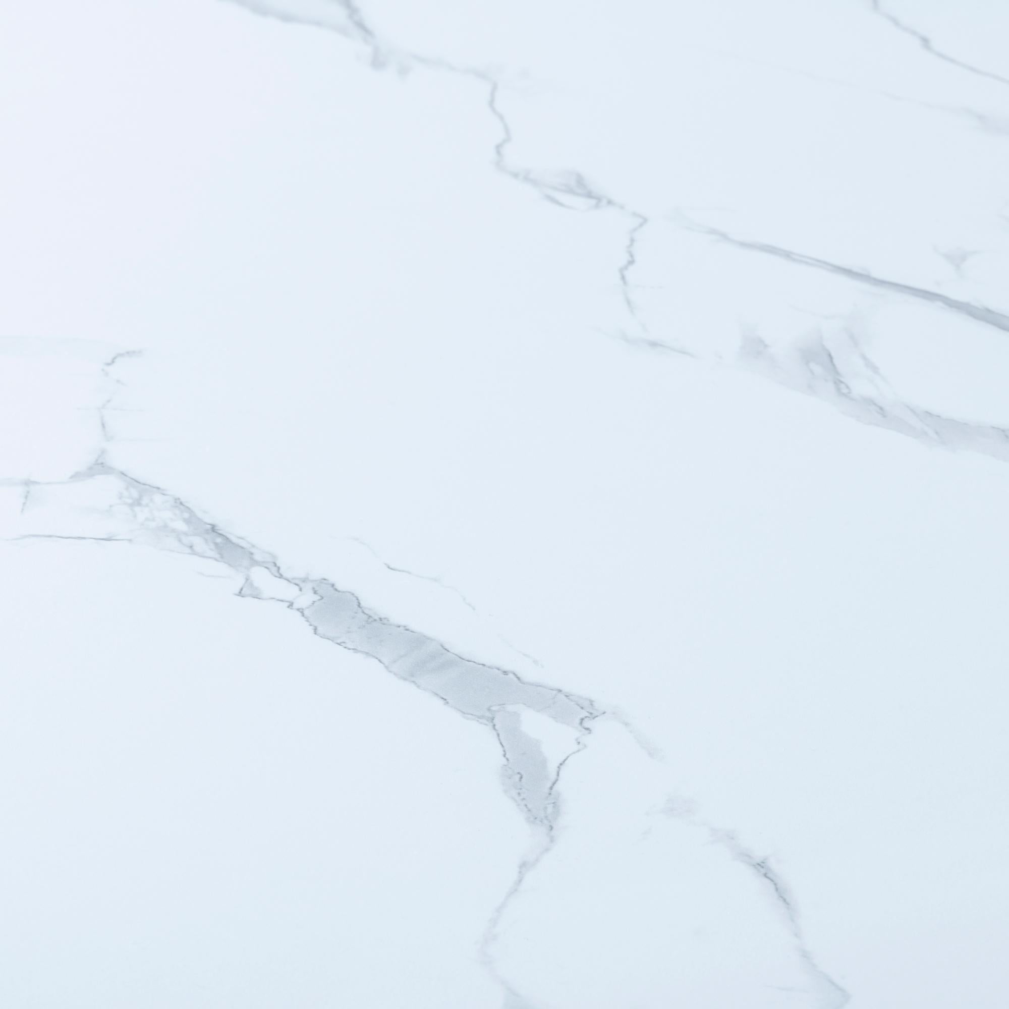 Mondrian White Melamine Top Oval Coffee Table