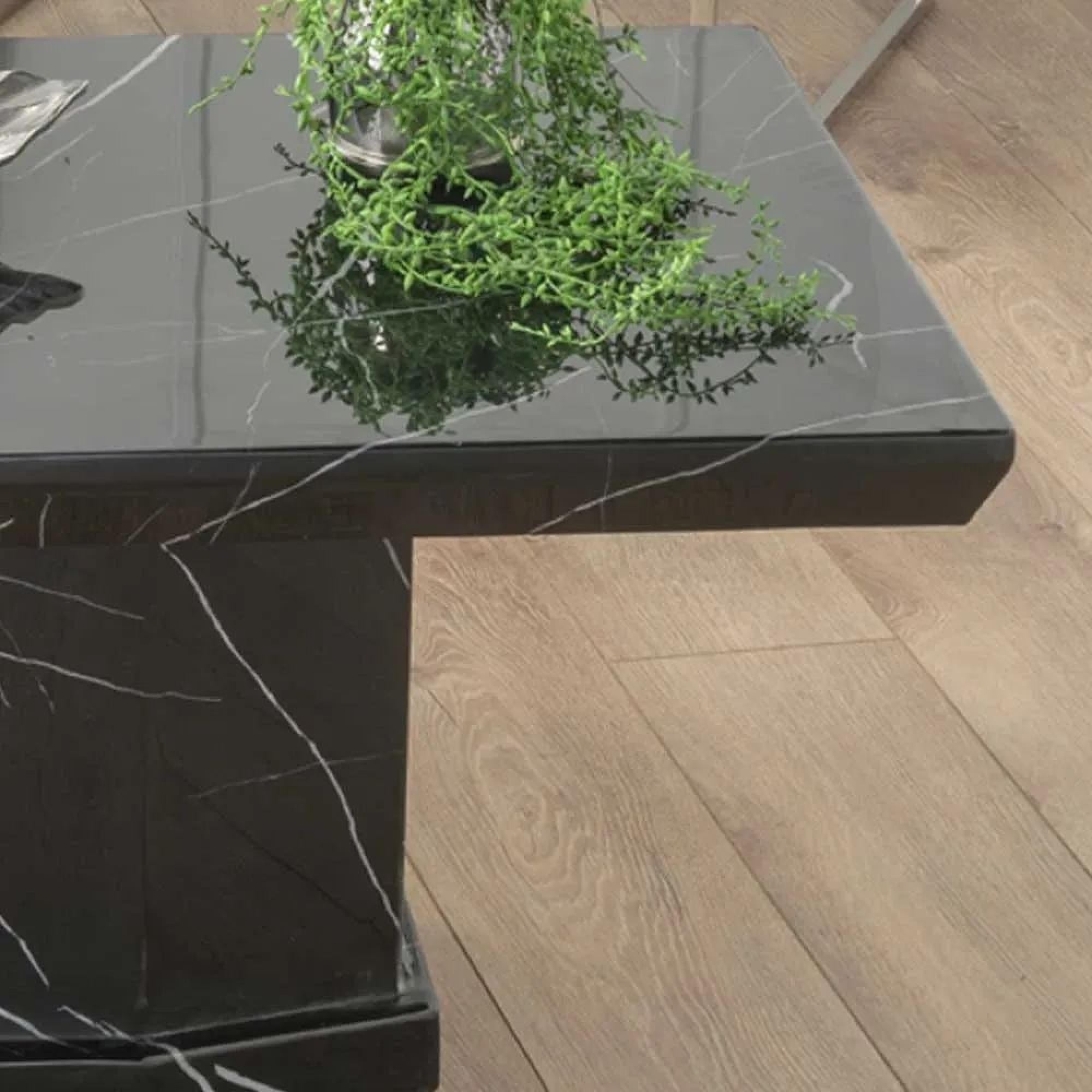 Nebula Black Marble Coffee Table
