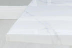 Olympia Square White Marble Coffee Table
