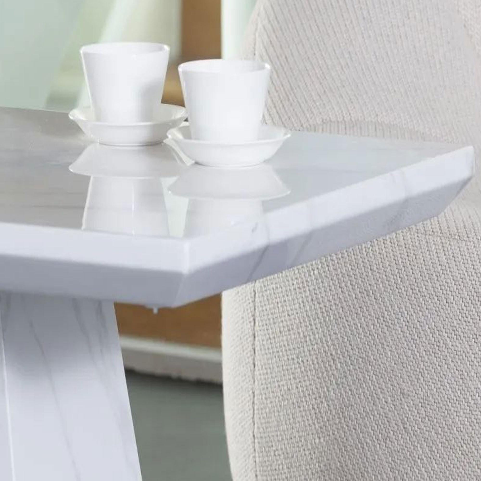 Rio White Marble Coffee Table