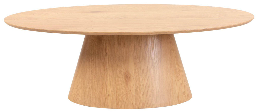 Whitby Oak Oval Coffee Table