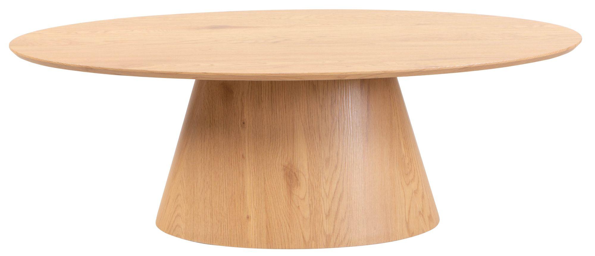 Whitby Oak Oval Coffee Table