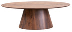 Whitby Walnut Oval Coffee Table
