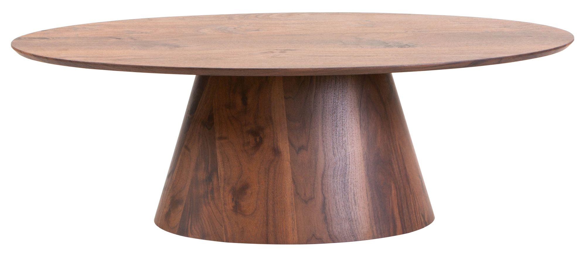 Whitby Walnut Oval Coffee Table