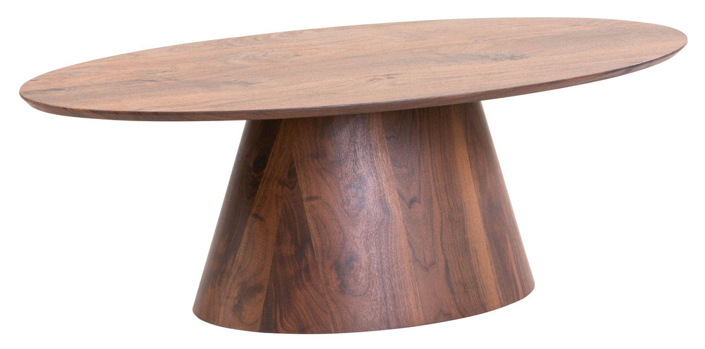 Whitby Walnut Oval Coffee Table