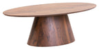 Whitby Walnut Oval Coffee Table