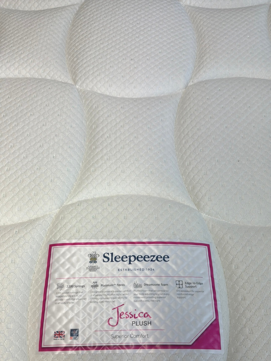 Sleepeezee Jessica Plush Mattress Double