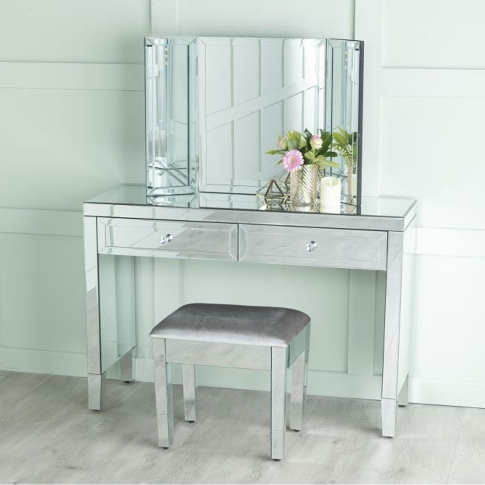 Vasari Mirrored Dressing / Console Table