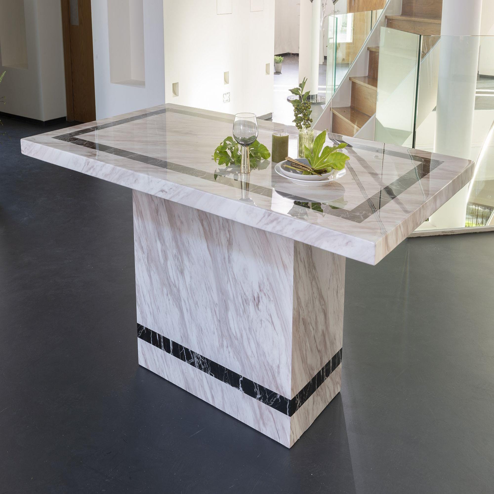 Arzano Cream Marble Dining Table -160