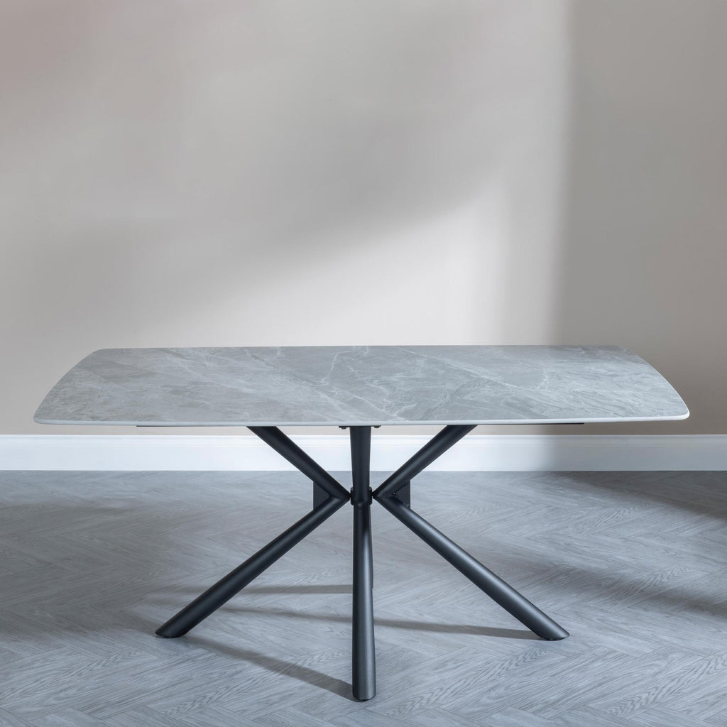 Blanco Grey Sintered Stone Dining Table