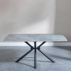 Blanco Grey Sintered Stone Dining Table