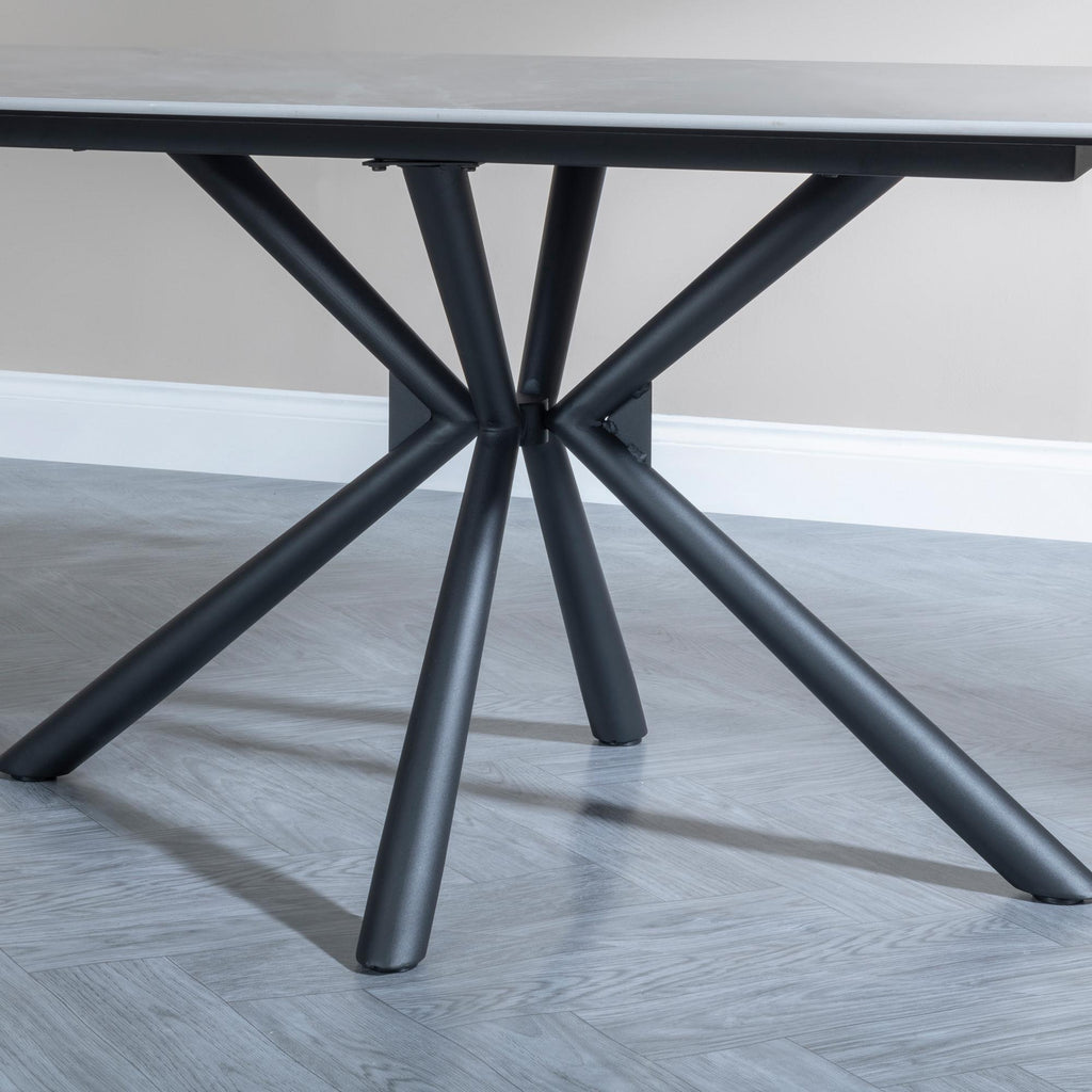 Blanco Grey Sintered Stone Dining Table