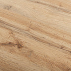 Cadell Industrial Oak Effect 8 Seater Dining Table with Black Cross Legs