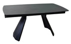 Luna Black Ceramic Extending Dining Table