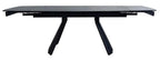Luna Black Ceramic Extending Dining Table
