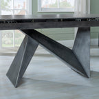 Lincoln Dark Grey Ceramic Extending Dining Table 160cm - 240cm