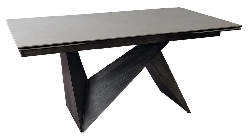 Lincoln Dark Grey Ceramic Extending Dining Table 160cm - 240cm
