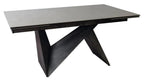 Lincoln Dark Grey Ceramic Extending Dining Table 160cm - 240cm