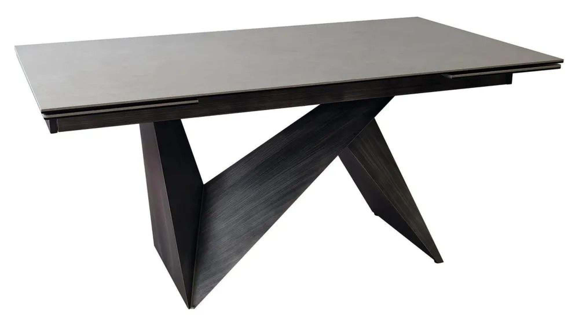 Lincoln Dark Grey Ceramic Extending Dining Table 160cm - 240cm