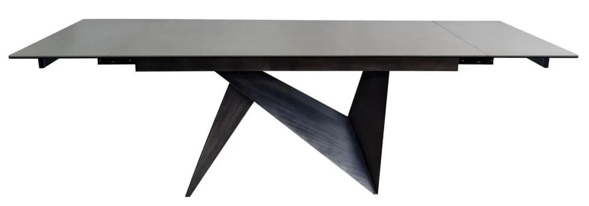 Lincoln Dark Grey Ceramic Extending Dining Table 160cm - 240cm