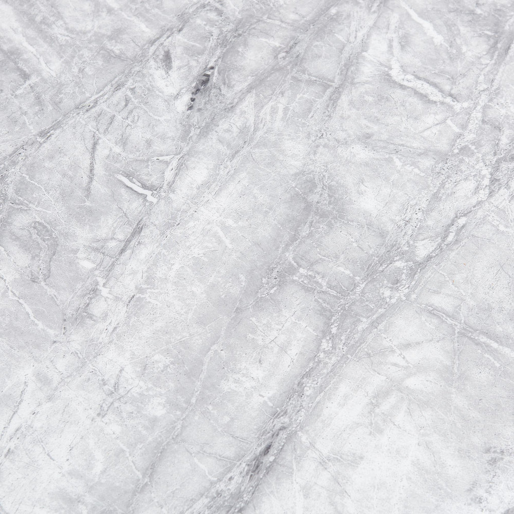 Merida Grey Marble and Chrome Dining Table - 150cm