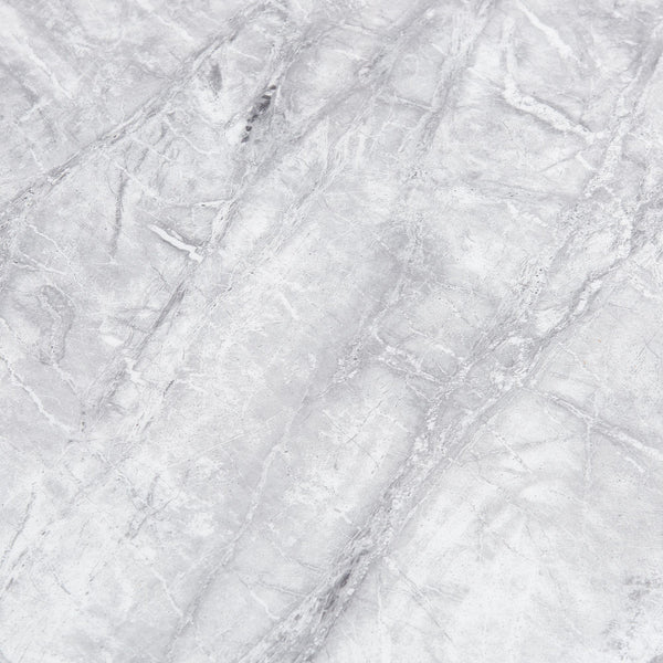 Merida Grey Marble and Chrome Dining Table - 150cm